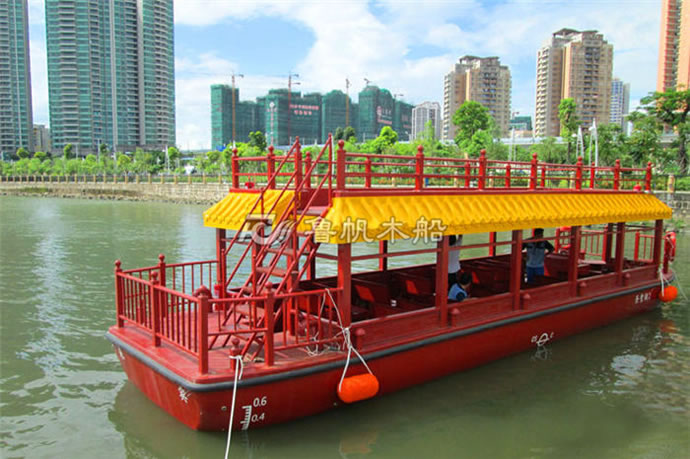 玻璃鋼雙層畫舫